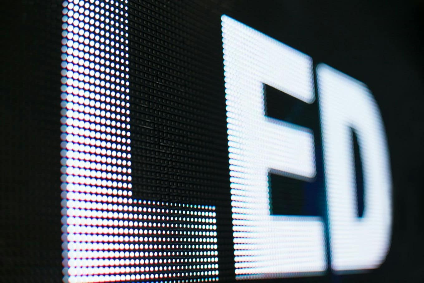 podświetlane litery led